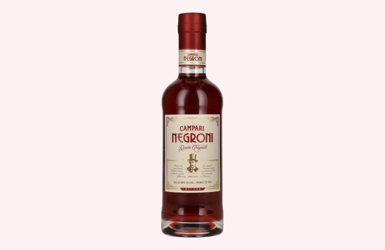 Campari NEGRONI Ricetta Originale Classic Cocktail 26% Vol. 0,5l
