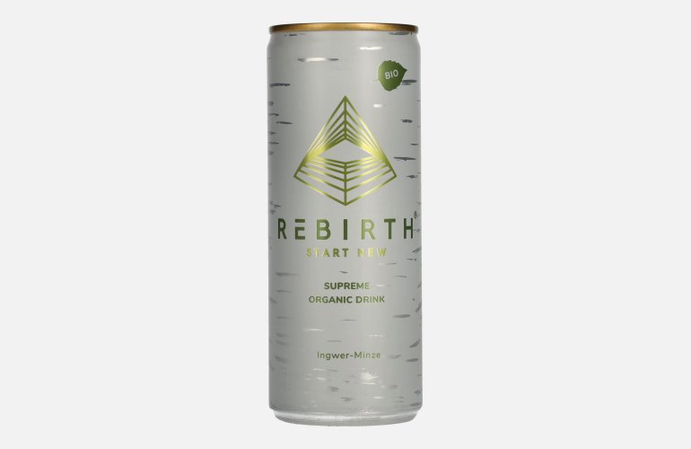 REBIRTH Supreme Orangic Drink Ingwer-Minze 0,25l Dose
