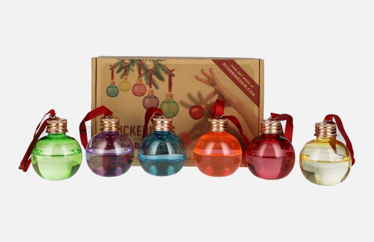 Pickering's Christmas Gin Baubles 42% Vol. 6x0,05l in Giftbox PET