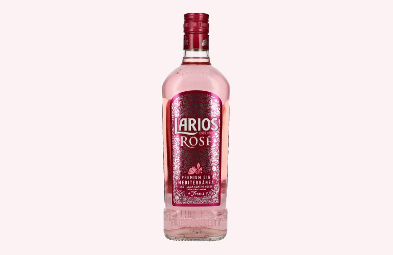Larios ROSÉ Premium Gin Mediterránea 37,5% Vol. 0,7l