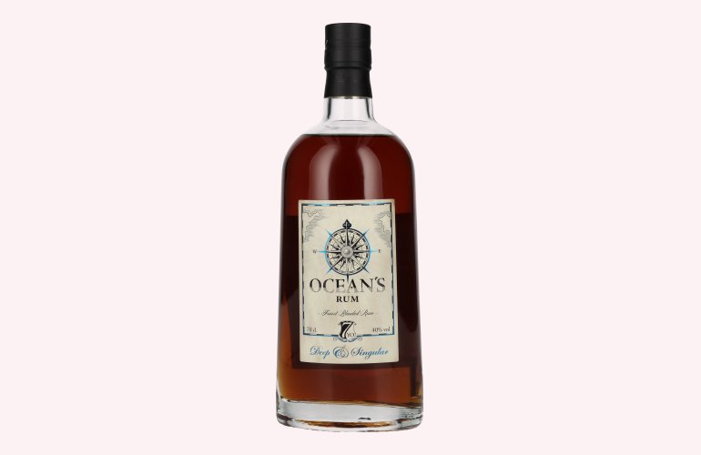 Ocean's 7 Years Old Deep & Singular Finest Blended Rum 40% Vol. 0,7l