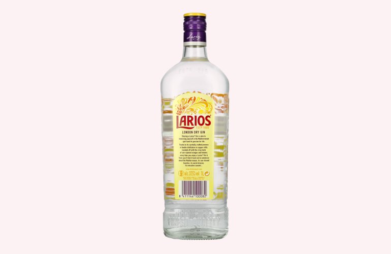 Larios Ginebra Mediterránea London Dry Gin 37,5% Vol. 1l