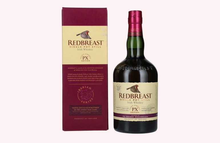 Redbreast Single Pot Still Irish Whiskey PX Edition 46% Vol. 0,7l in geschenkverpakking