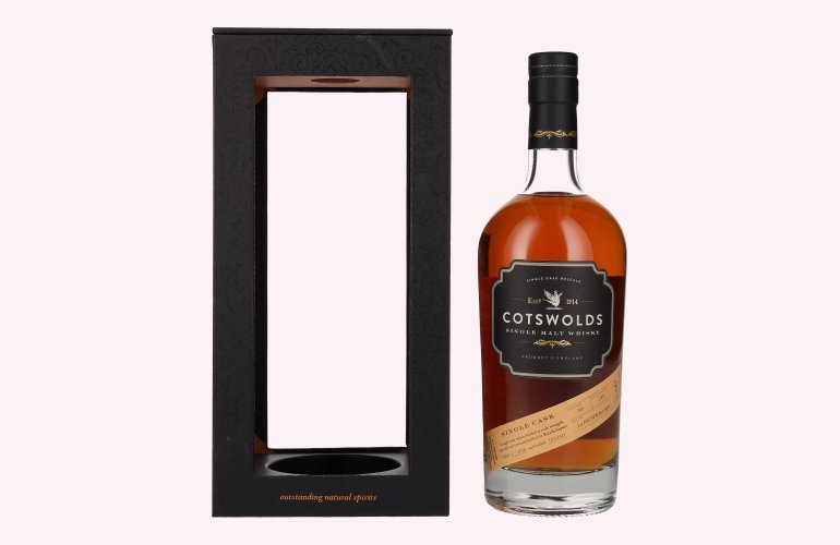 Cotswolds SINGLE CASK 5 Years Old Single Malt Whisky 60,6% Vol. 0,7l in Giftbox