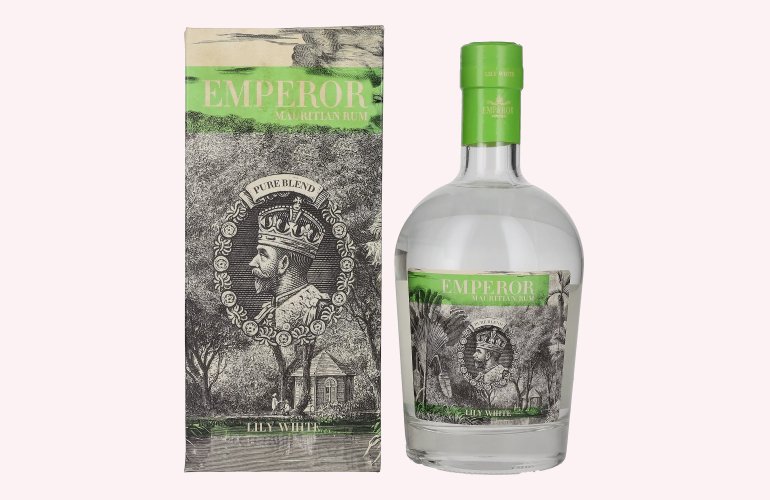 Emperor Mauritian Rum LILY WHITE 42% Vol. 0,7l in Giftbox