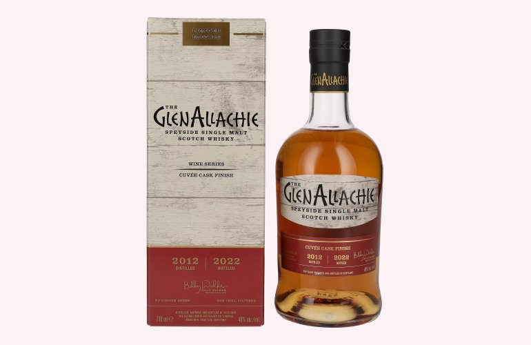 The GlenAllachie WINE SERIES Cuvée Cask Finish 2012 48% Vol. 0,7l in Geschenkbox