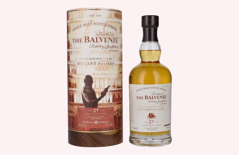 The Balvenie STORIES 27 Years Old A Rare Discovery from Distant Shores 48% Vol. 0,7l in Giftbox