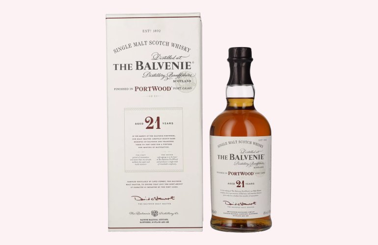 The Balvenie 21 Years Old Portwood Finish 40% Vol. 0,7l in Giftbox