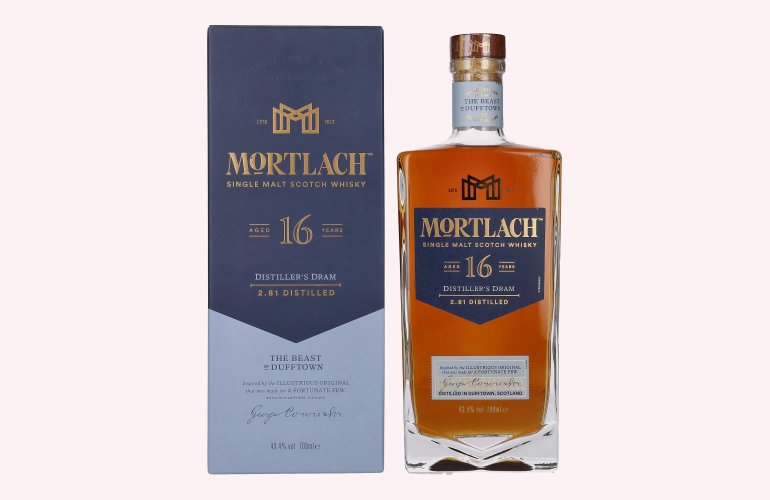 Mortlach 16 Years Old DISTILLER'S DRAM Single Malt 43,4% Vol. 0,7l in Geschenkbox