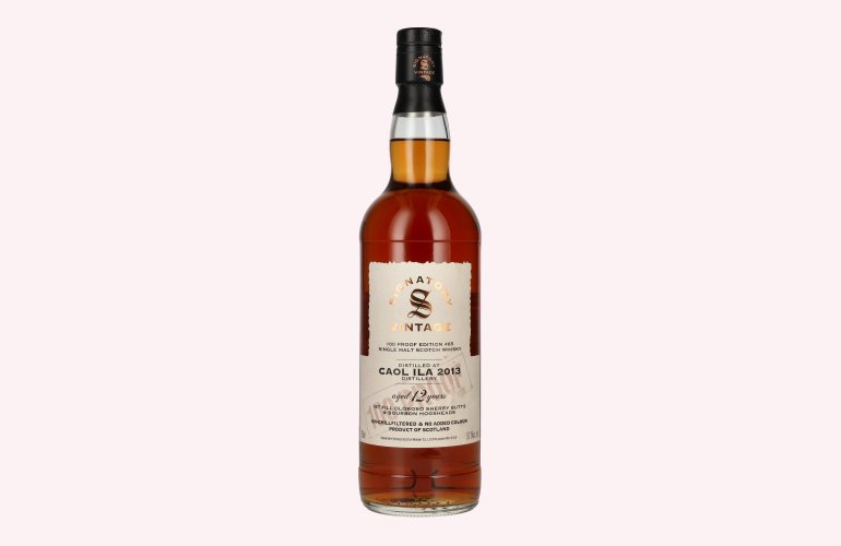 Signatory Vintage 100 Proof Edition CAOL ILA 12 Years Old Single Malt #65 2013 57,1% Vol. 0,7l