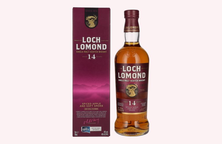 Loch Lomond 14 Years Old Single Malt Spiced Apple and Soft Smoke 46% Vol. 0,7l in Giftbox