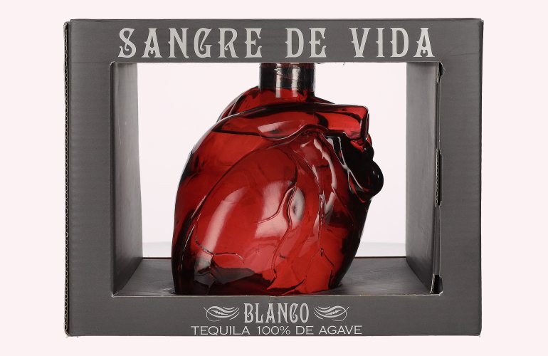 Sangre de Vida BLANCO Tequila 100% de Agave 40% Vol. 0,7l in Giftbox