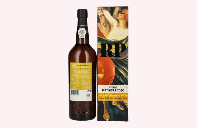 Ramos Pinto Adriano Porto White Reserva 19,5% Vol. 0,75l en boîte cadeau