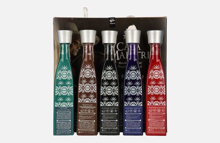 Casa Maestri MFM Tequila Gift Set 40% Vol. 5x0,1l