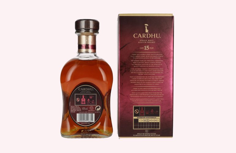 Cardhu 15 Years Old Single Malt Scotch Whisky 40% Vol. 0,7l in geschenkverpakking