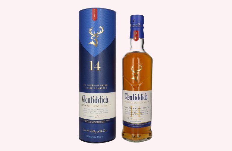 Glenfiddich 14 Years Old OUR BOURBON BARREL RESERVE 43% Vol. 0,7l in Giftbox