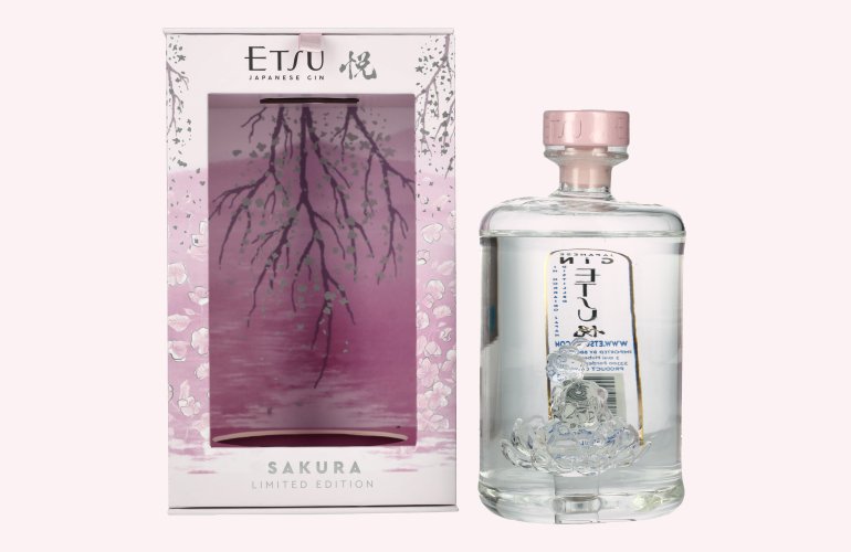 Etsu Japanese Gin SAKURA Limited Edition 43% Vol. 0,7l en boîte cadeau