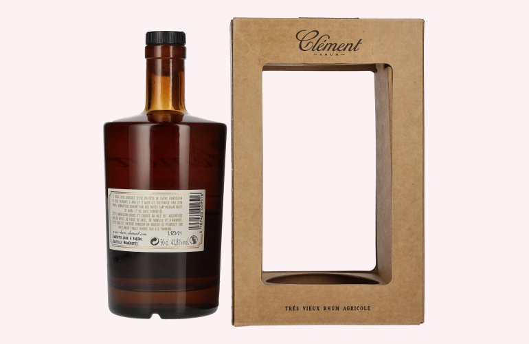Clément Trés Vieux Rhum Agricole SINGLE CASK Moka Torréfié 41,8% Vol. 0,5l in geschenkverpakking