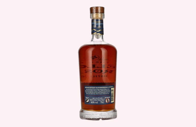 Yellow Rose HARRIS COUNTY Bourbon Whiskey 46% Vol. 0,7l