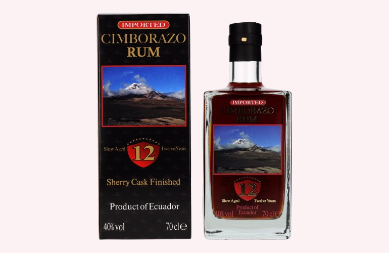 Cimborazo Rum 12 Years Sherry Cask Finished 40% Vol. 0,7l in Giftbox