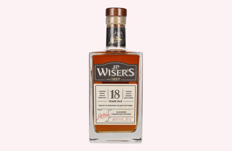 J.P. Wiser's 18 Years Old Blended Canadian Whisky 40% Vol. 0,7l