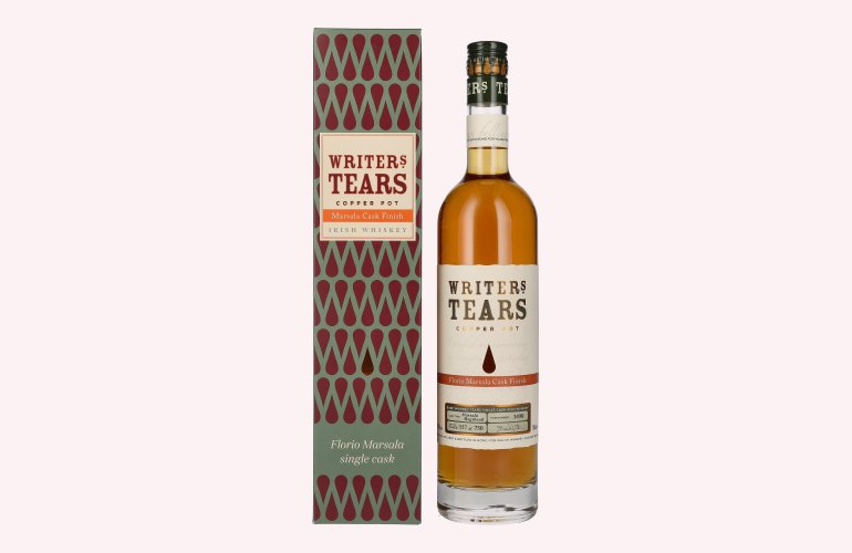 Writer's Tears COPPER POT Florio Marsala Cask Finish Irish Whiskey 45% Vol. 0,7l in Geschenkbox