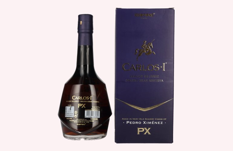 Carlos I Solera Gran Reserva PEDRO XIMÉNEZ Brandy de Jerez 40,3% Vol. 0,7l in Geschenkbox