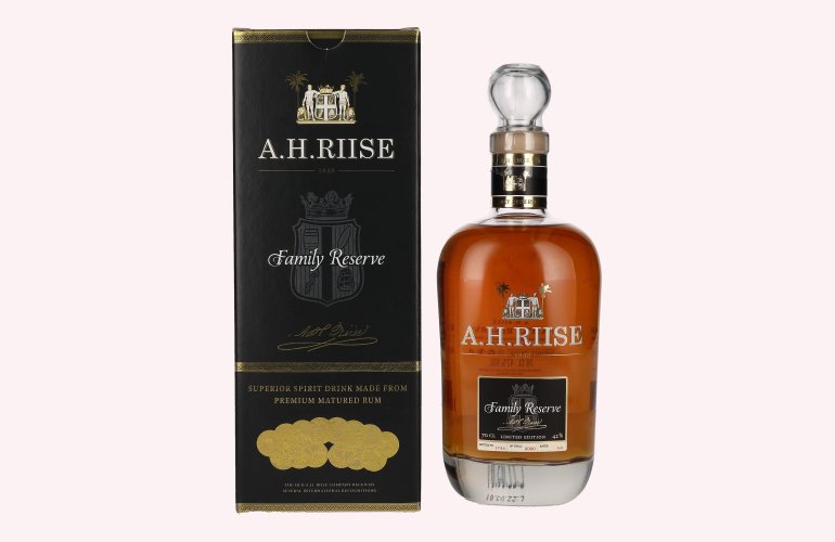 A.H. Riise FAMILY RESERVE Superior Spirit Drink 42% Vol. 0,7l in Giftbox