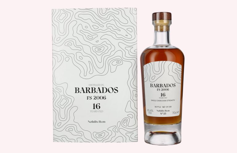 Foursquare 16 Years Old BARBADOS Nobilis Single Cask Cask Strength Rum 2006 65,4% Vol. 0,7l in geschenkverpakking