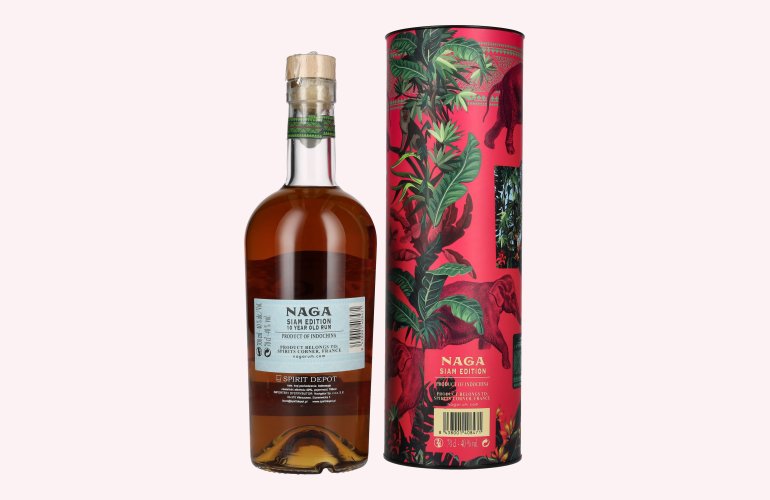 Naga 10 Years Old Indochinese Rum SIAM EDITION 40% Vol. 0,7l in Geschenkbox