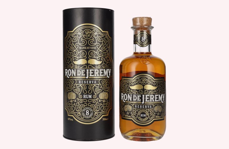 Ron de Jeremy RESERVA 8 Rum 40% Vol. 0,7l in Geschenkbox