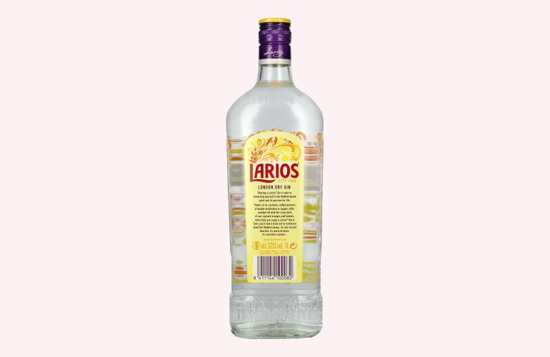 Larios Ginebra Mediterránea London Dry Gin 37,5% Vol. 1l