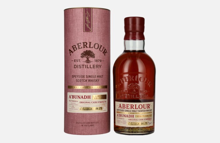 Aberlour A'BUNADH Original Cask Strength Sherry Cask Collection Limited Edition 1 56,2% Vol. 0,7l in Giftbox