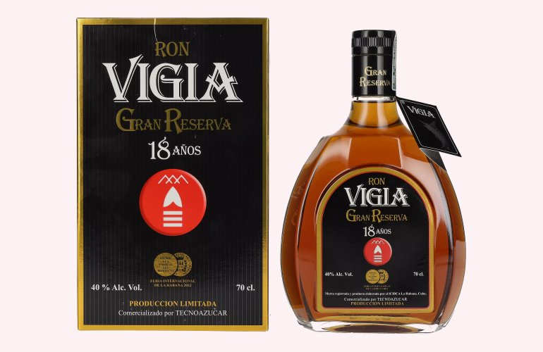 Ron Vigia Gran Reserva 18 Años Produccion Limitada 40% Vol. 0,7l in Geschenkbox