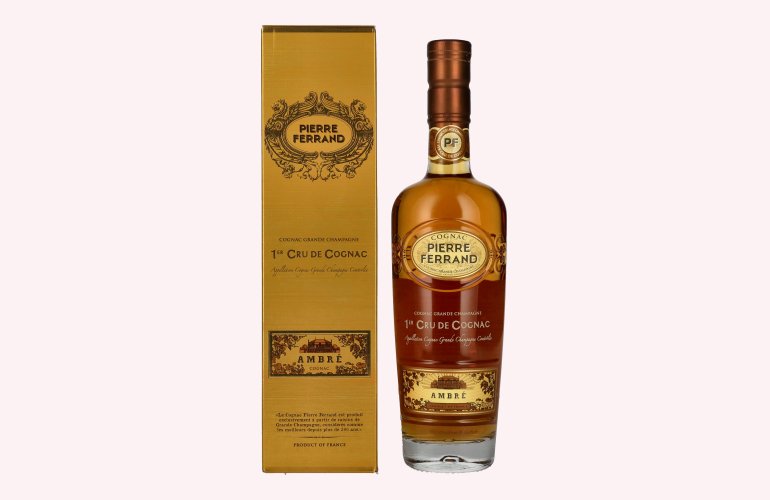 Pierre Ferrand AMBRÉ 1er Cru de Cognac 40% Vol. 0,7l in Giftbox