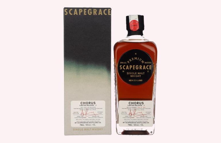 Scapegrace CHORUS Small Batch Limited Release II 46% Vol. 0,7l in Geschenkbox