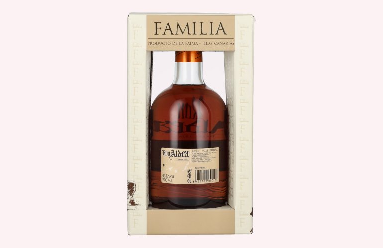 Ron Aldea FAMILIA Edición Limitada Añada 2007 43% Vol. 0,7l in geschenkverpakking