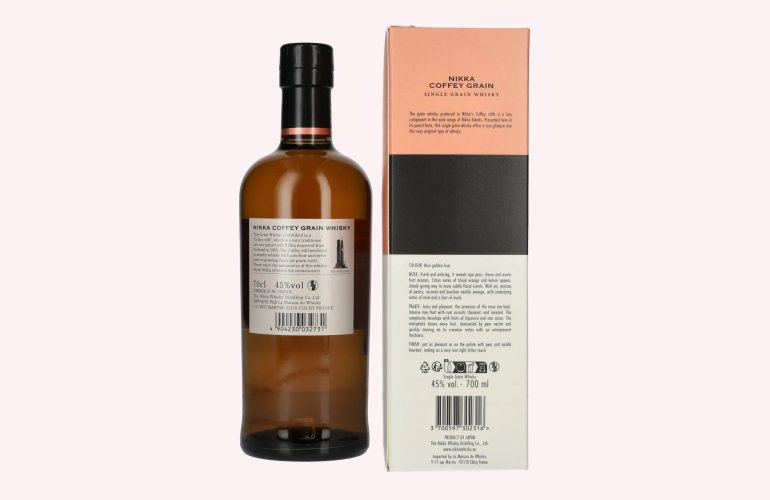 Nikka Coffey Grain Whisky 45% Vol. 0,7l in geschenkverpakking