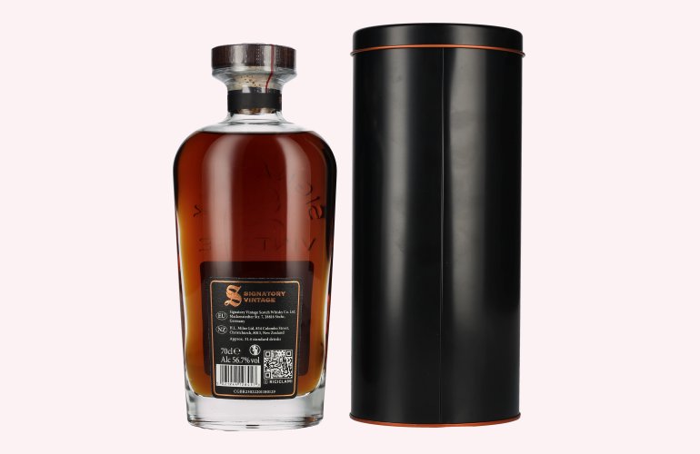 Signatory Vintage SYMINGTON'S CHOICE 17 Years Old MORTLACH Oloroso Sherry Butt #203 2007 56,7% Vol. 0,7l in Tinbox