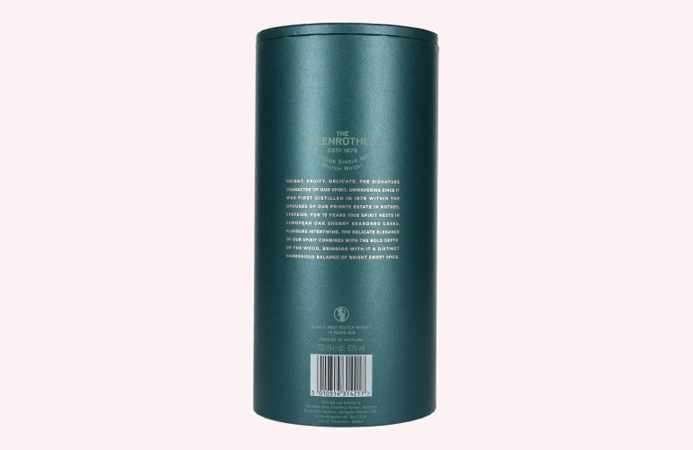 The Glenrothes The 15 Speyside Single Malt 43% Vol. 0,7l en boîte cadeau