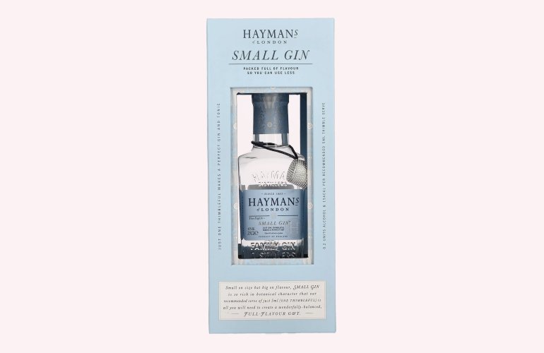 Hayman's of London SMALL GIN 43% Vol. 0,2l in Giftbox with 5 ml Portionierer