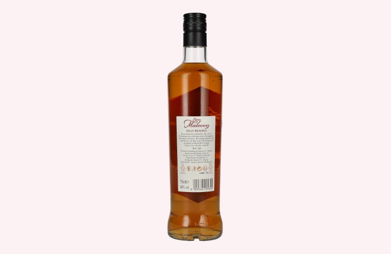 Rum Malecon Añejo 8 Años Gran Reserva 40% Vol. 0,7l