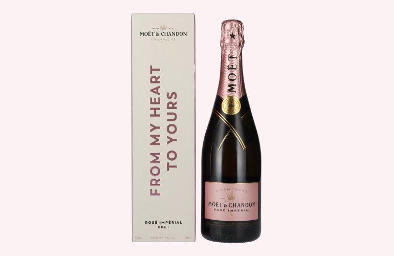 Moët & Chandon Champagne ROSÉ IMPÉRIAL Brut Say Yes To Love 12% Vol. 0,75l in Geschenkbox