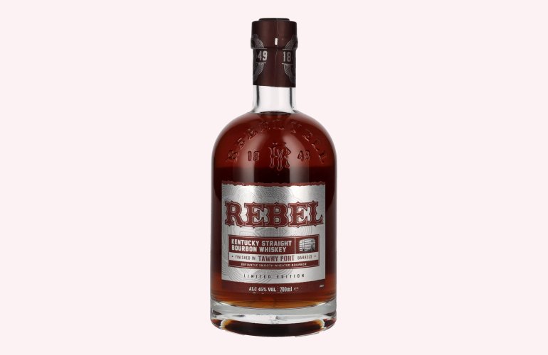 Rebel Kentucky Straight Bourbon Whisky TAWNY PORT Barrel Finish 45% Vol. 0,7l