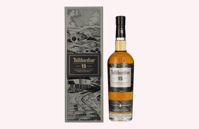 Tullibardine 15 Years Old Highland Single Malt Scotch Whisky 43% Vol. 0,7l in Geschenkbox