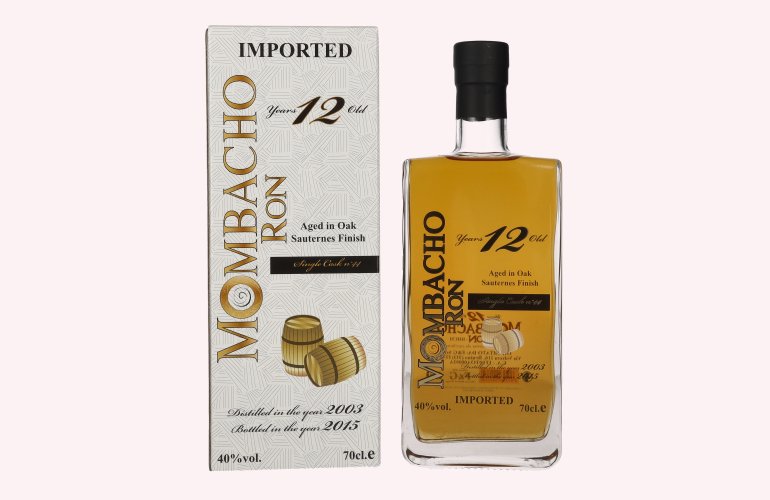 Mombacho Ron 12 Years Old Sauternes Finish 40% Vol. 0,7l in Geschenkbox