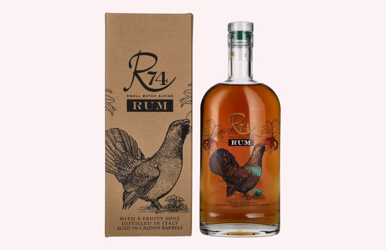 R74 Small Batch Alpine Rum 40% Vol. 0,7l in Geschenkbox