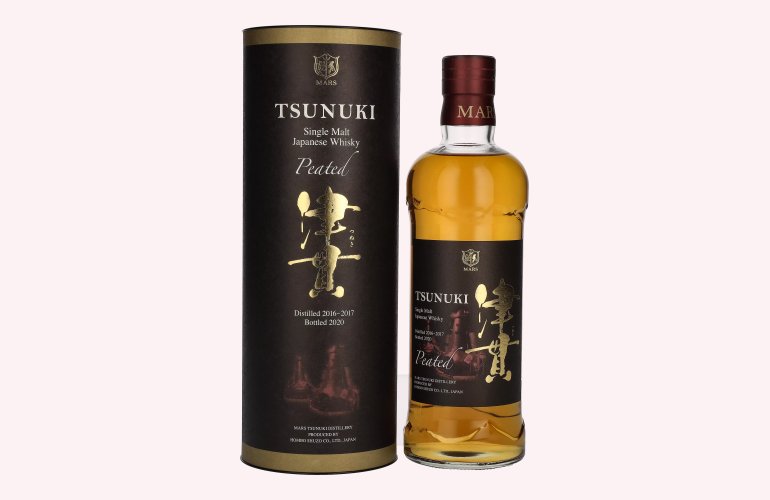 Mars TSUNUKI Single Malt Japanese Whisky PEATED 2016-2017 50% Vol. 0,7l in Geschenkbox