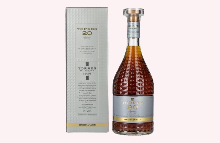 Torres 20 HORS D'AGE Superior Brandy 40% Vol. 0,7l in geschenkverpakking