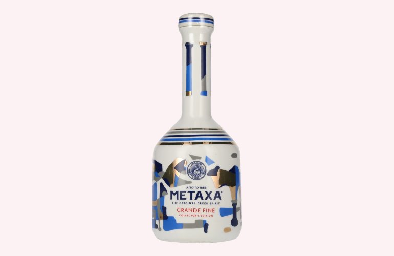 Metaxa GRANDE FINE Collector's Edition Keramikflasche 40% Vol. 0,7l